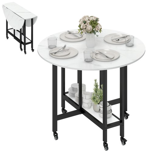 Homcom folding dining table - homcom,