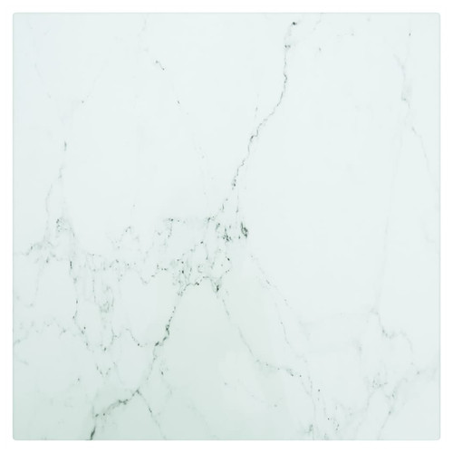 Tabletop tempered glass white - tempered,