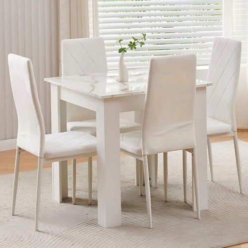 Square dining table set - set, 4