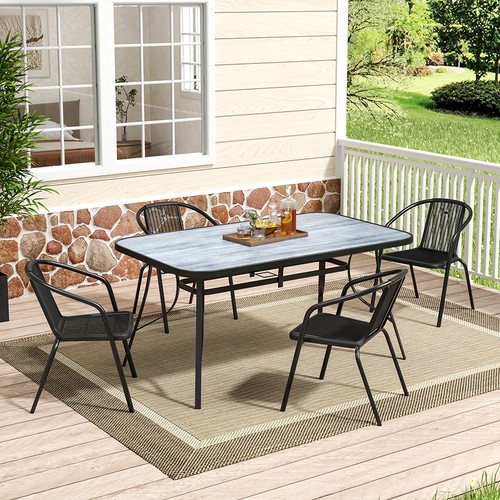 Outdoor marble wood effect - marble/wood,
