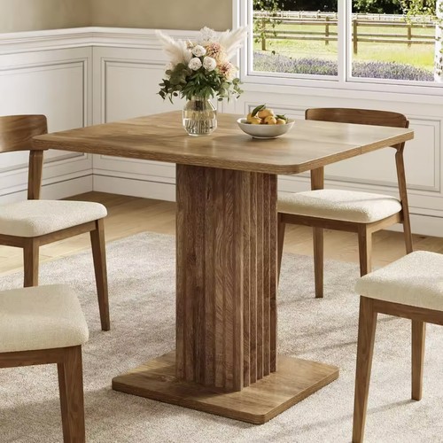 Compact dining table - dining, oak
