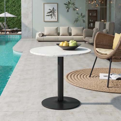 Square round bar - table, metal