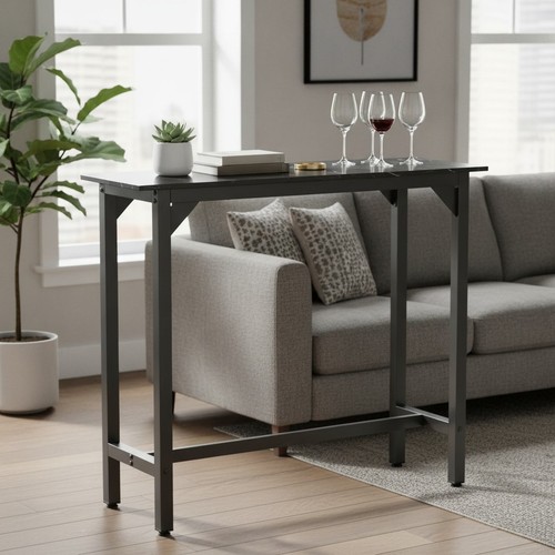 Rectangular bar table black - table,