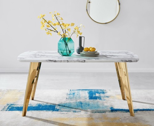 Andria white marble effect - andria, &