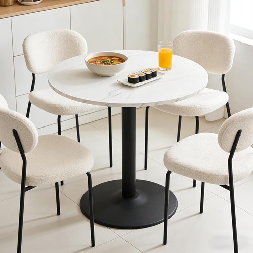 80cm round marble - round,